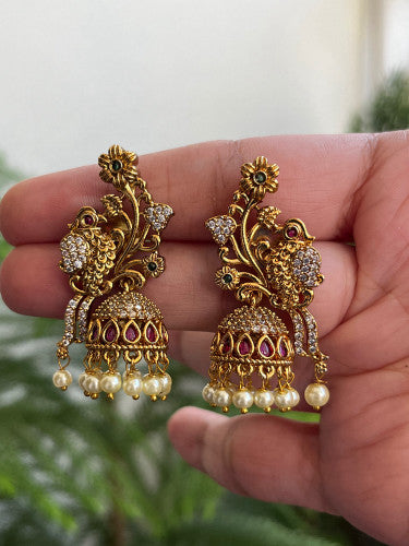 Mystical Parrot Jhumka