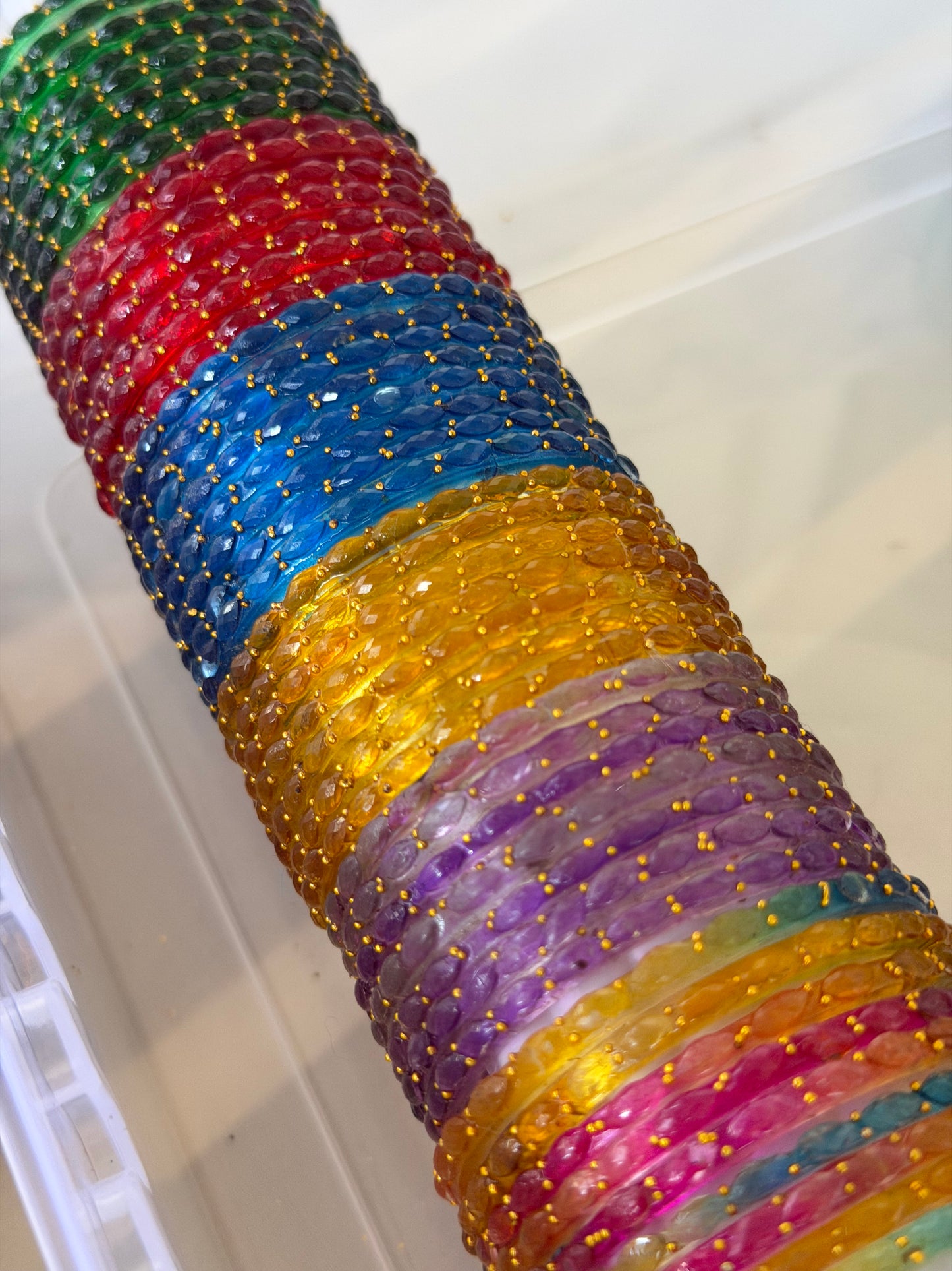 Kids Raindrop Glass Bangles💕