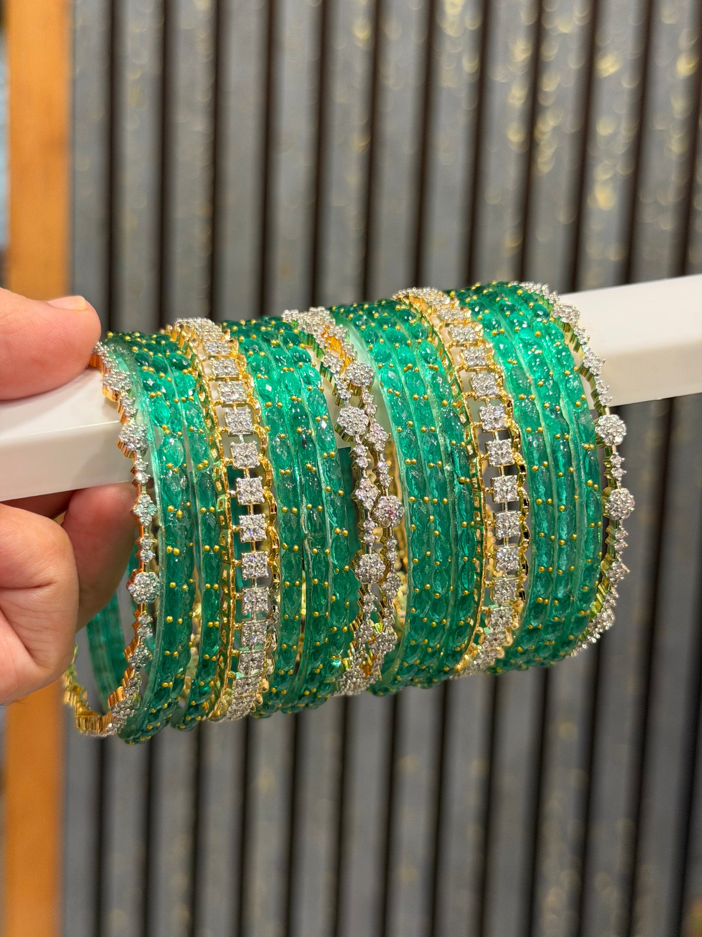 Cz Bangle Stack