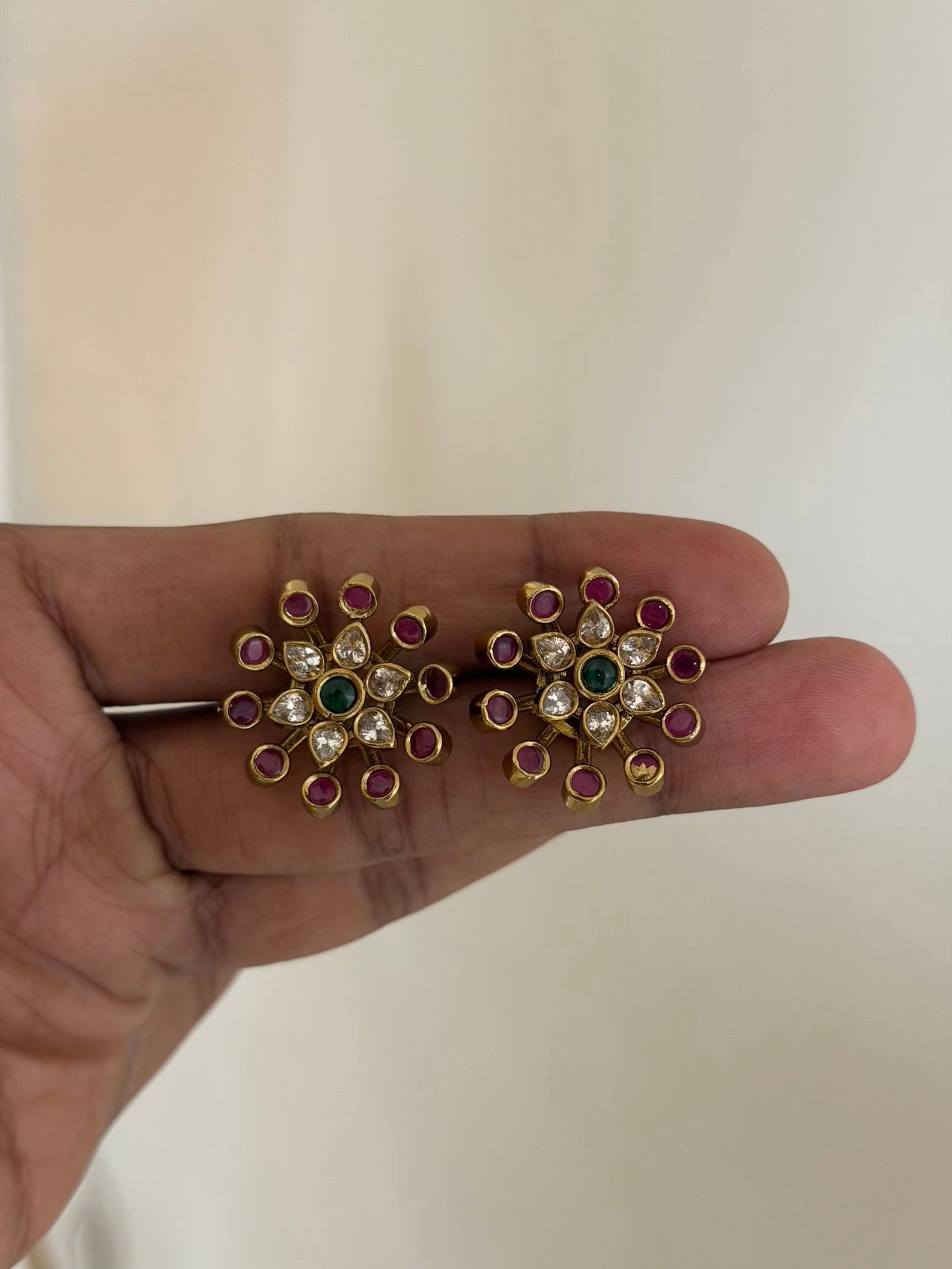 2 in 1 Stud Earrings