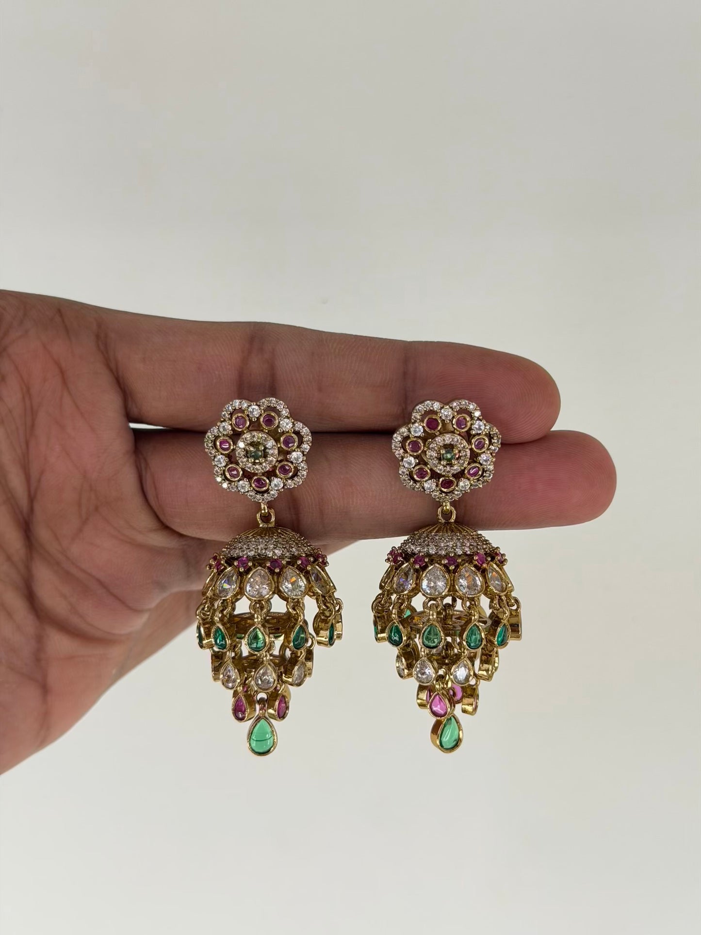 Elegant Designer Dangler Jhumka Earrings