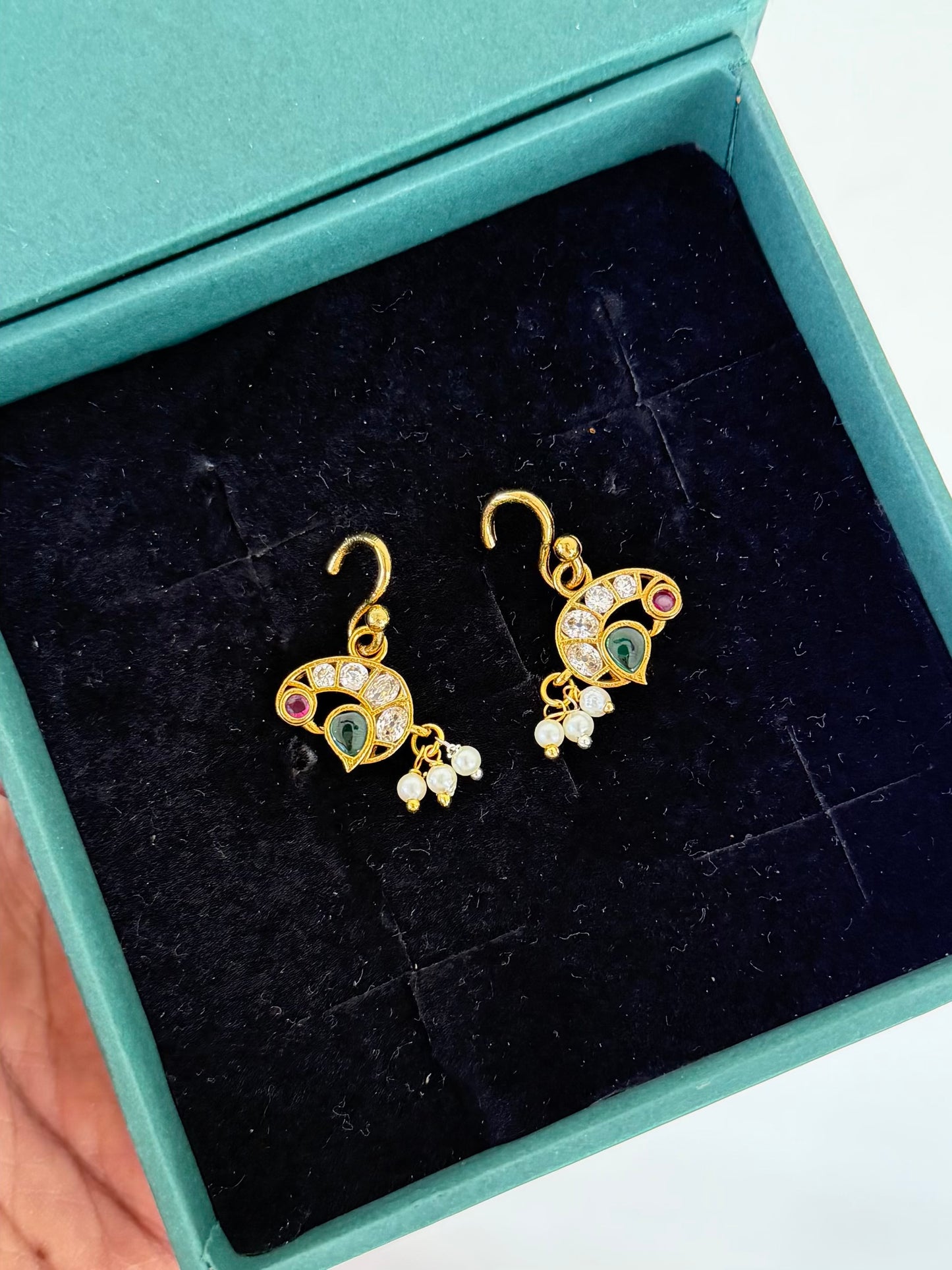 Peacock Bugadi Earrings