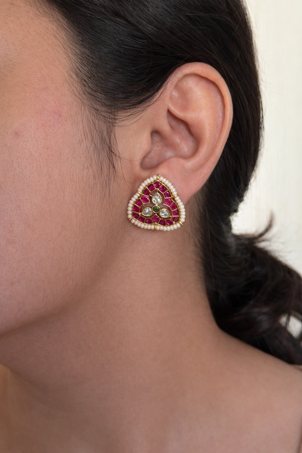 Triangle Kemp Stud Earrings