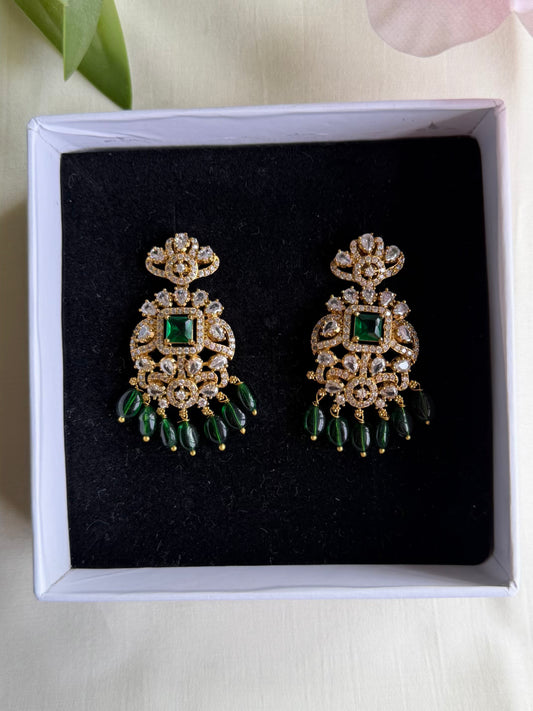 Victorian CZ Dangler Earrings
