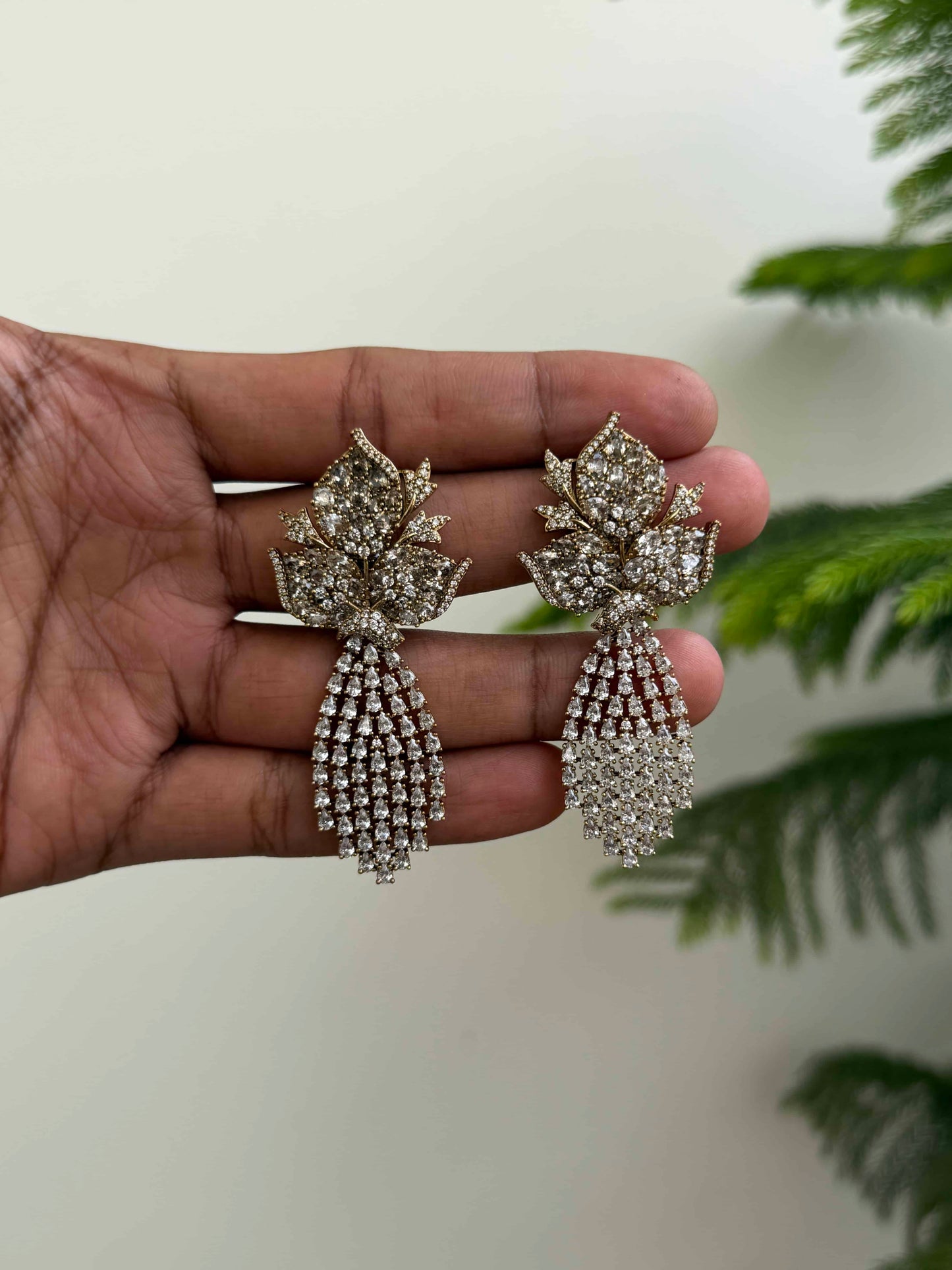 Premium Moissanite Dangler Earrings