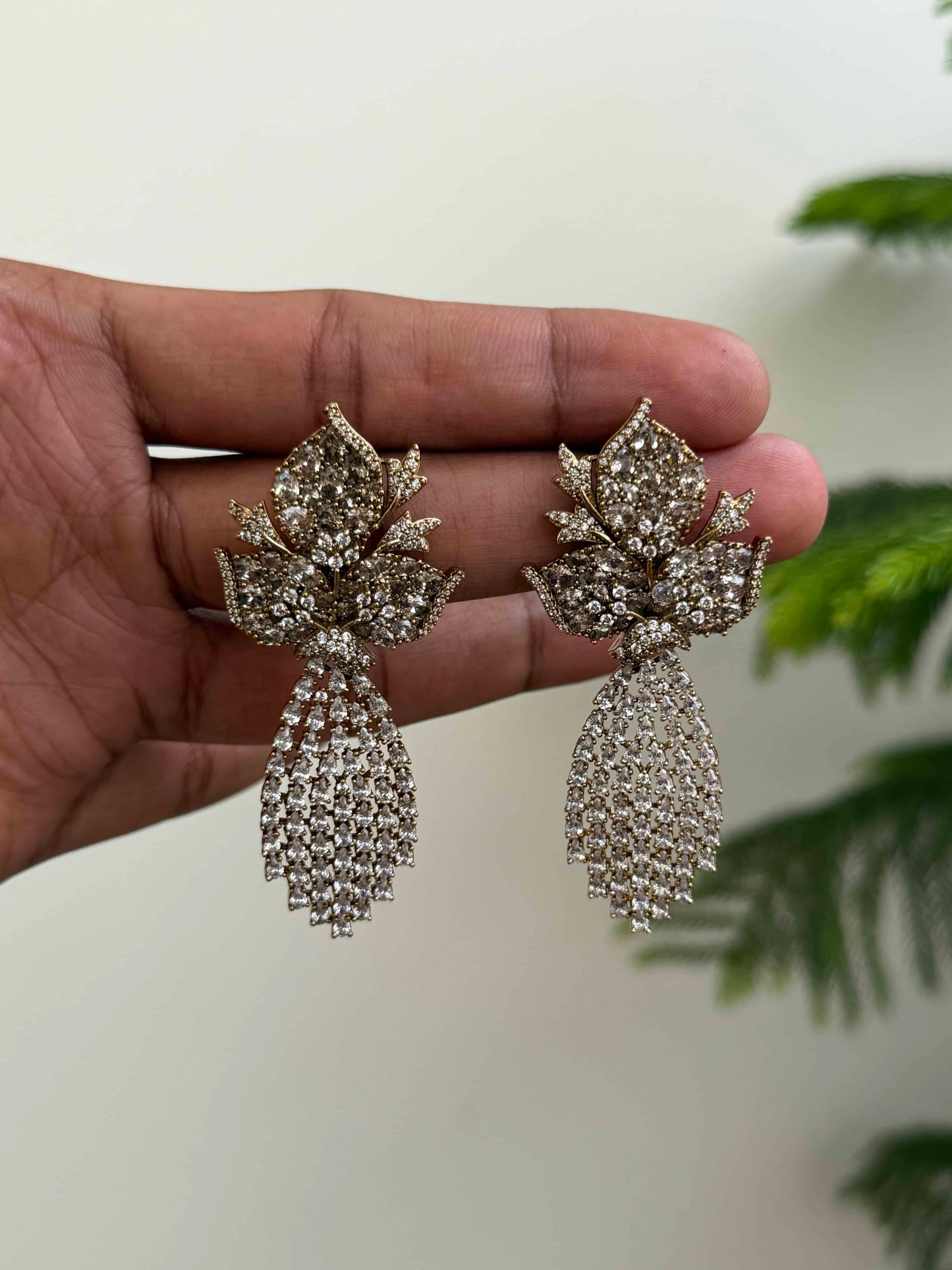 Premium Moissanite Dangler Earrings