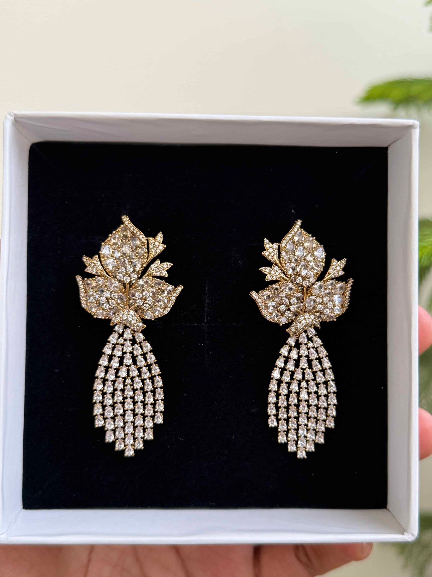 Premium Moissanite Dangler Earrings
