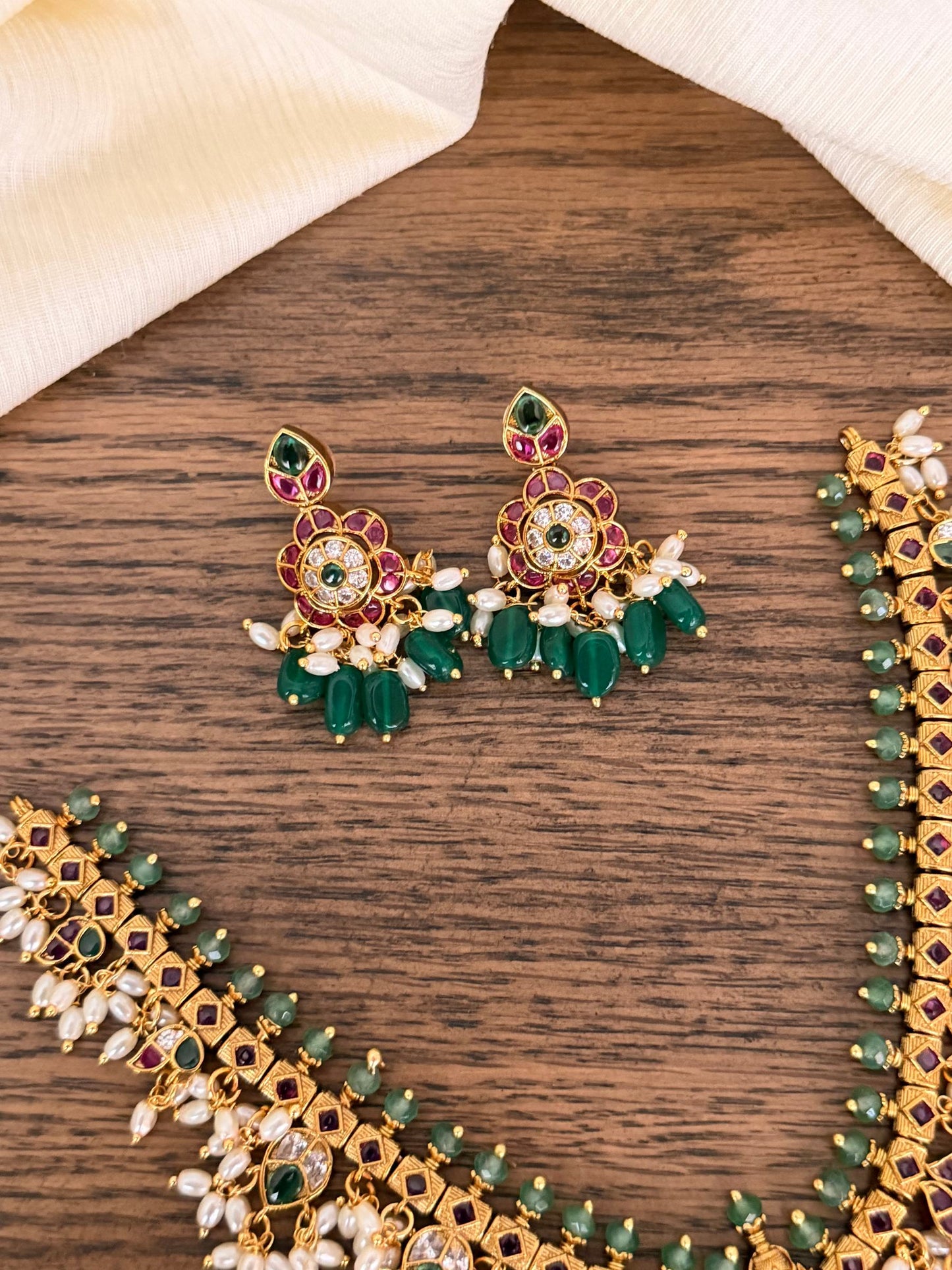 Lakshmi Temple Necklace Set