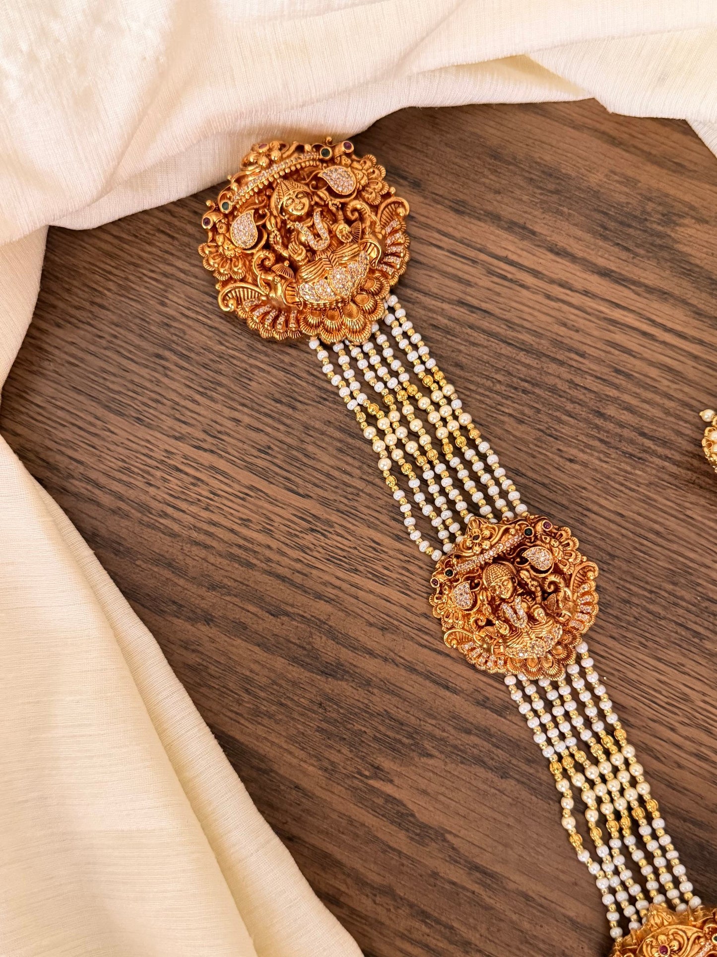 Lakshmi Temple Nakshi Jada / Bridal Hair Chain