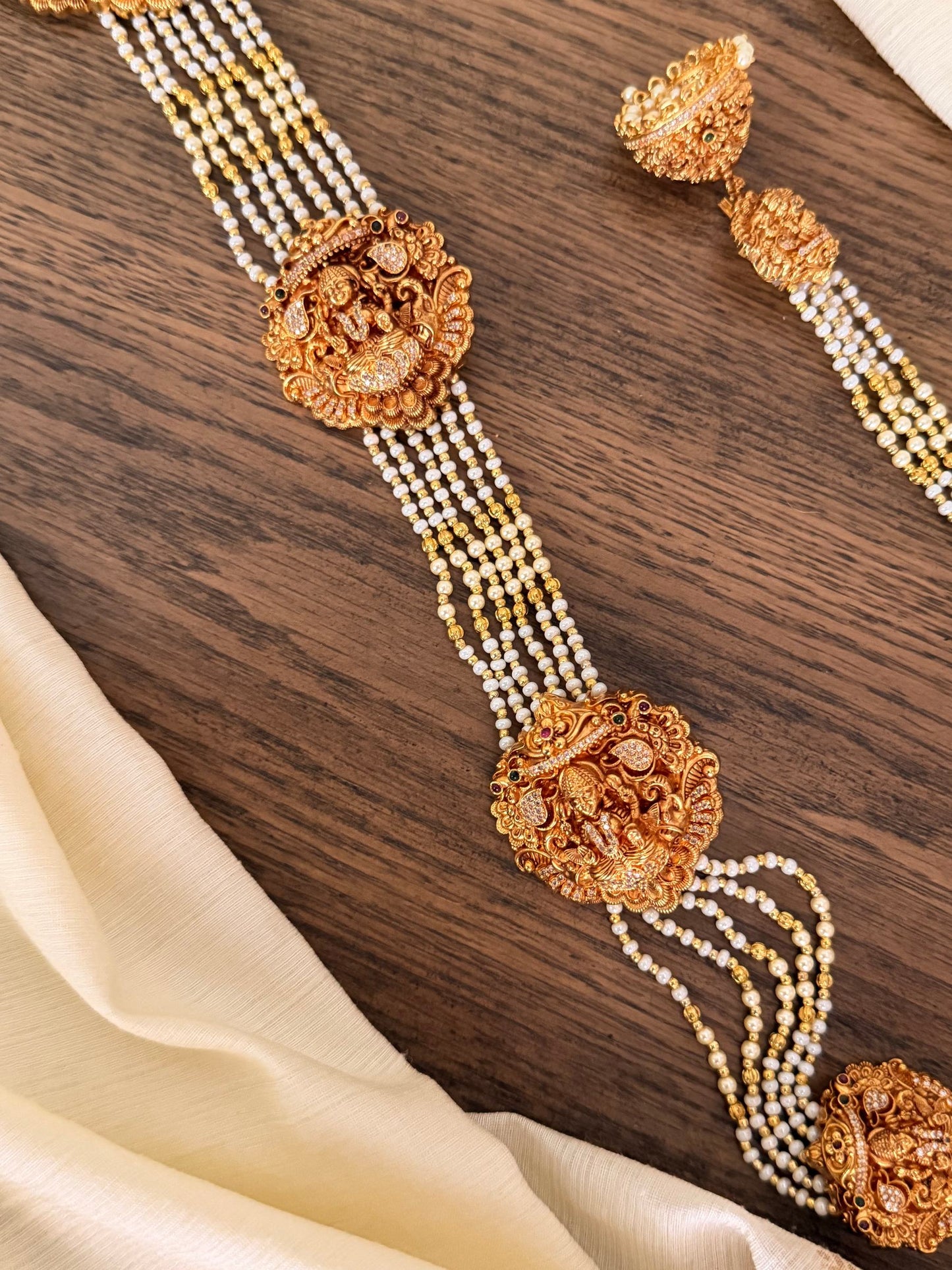 Lakshmi Temple Nakshi Jada / Bridal Hair Chain