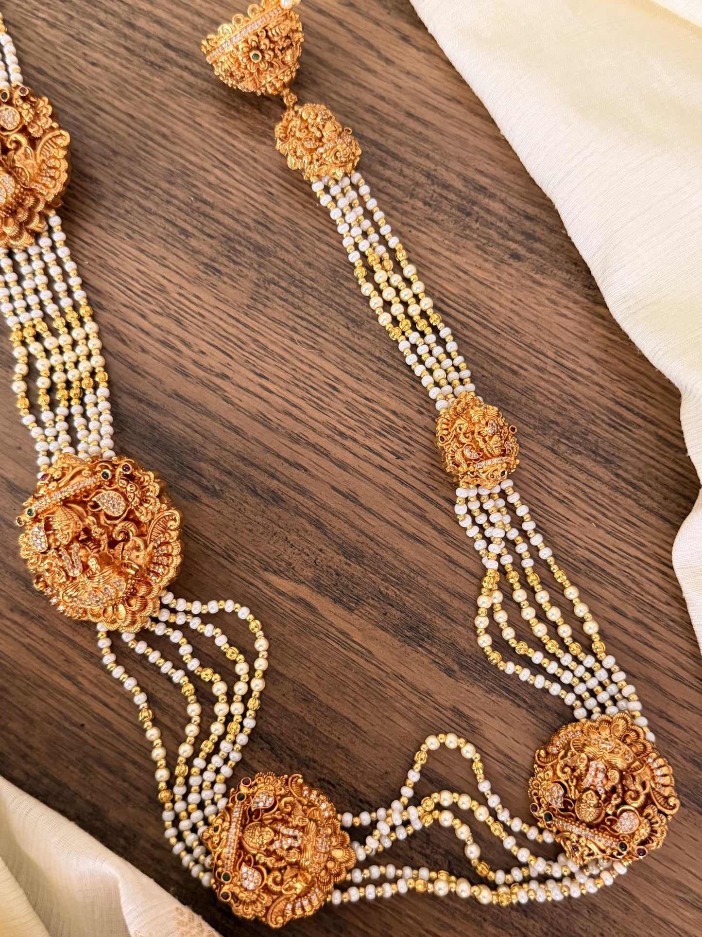 Lakshmi Temple Nakshi Jada / Bridal Hair Chain