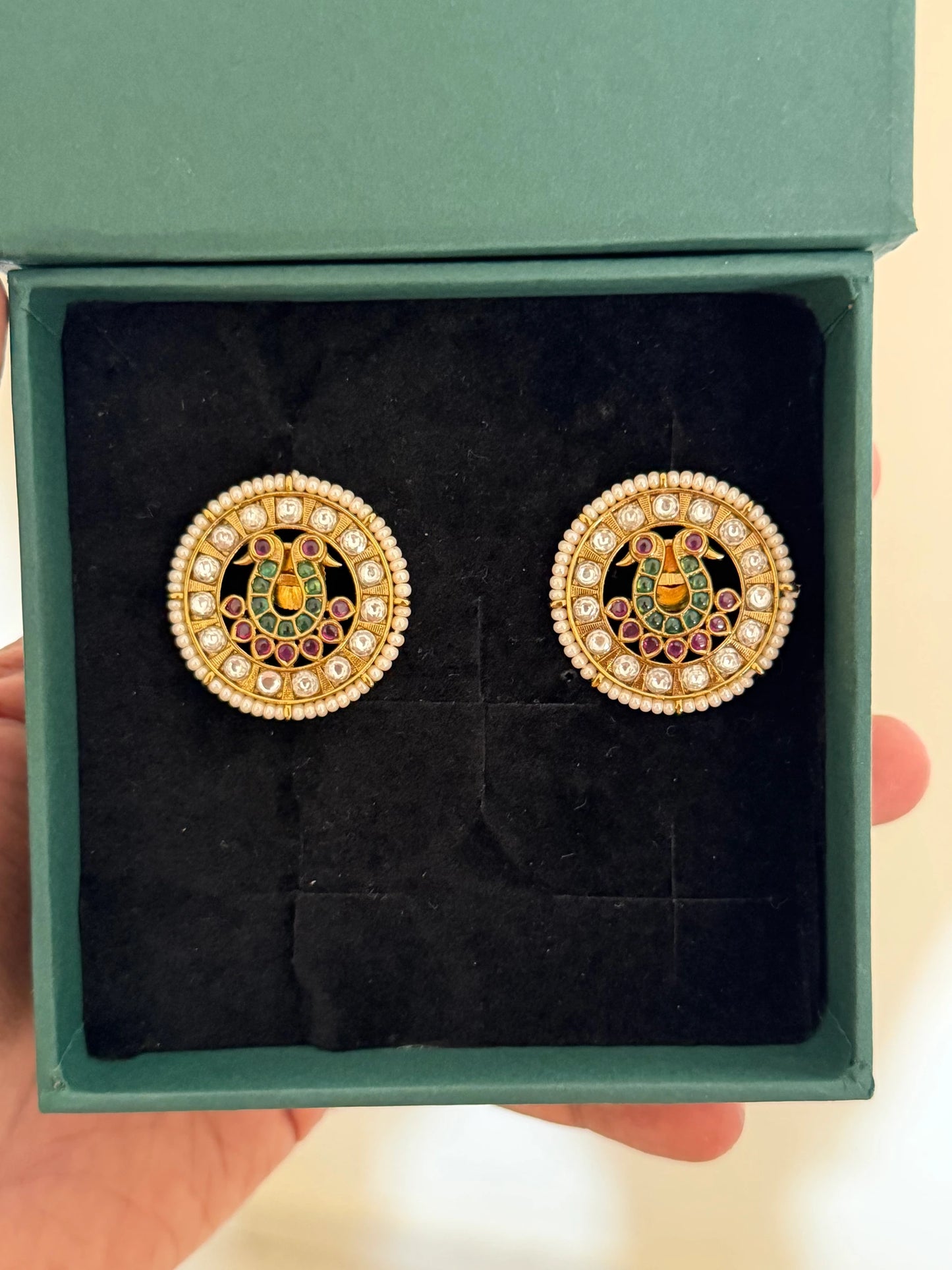 Antique Coin Stud Earrings