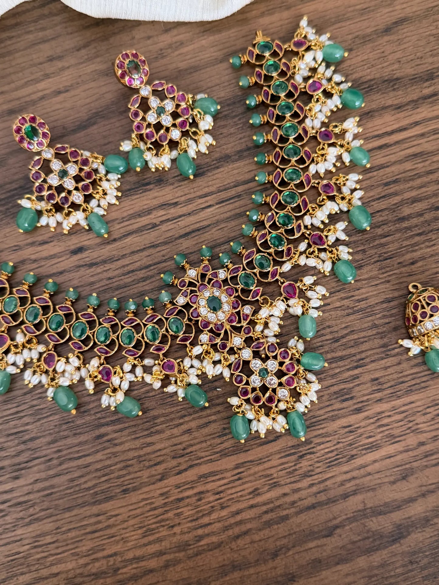 3 in 1 Floral Necklace Set