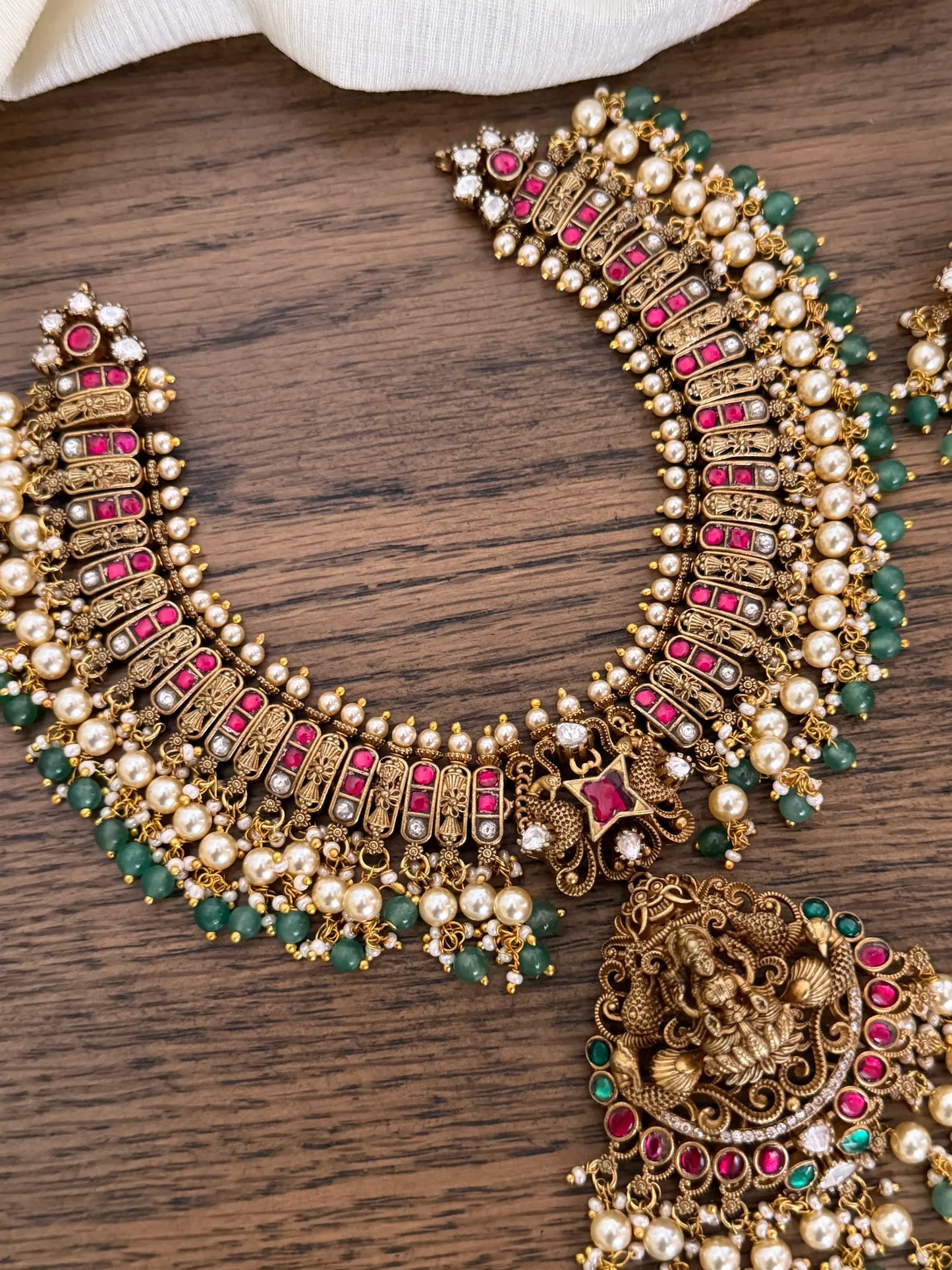 Lakshmi Temple Grand Choker Necklace Set