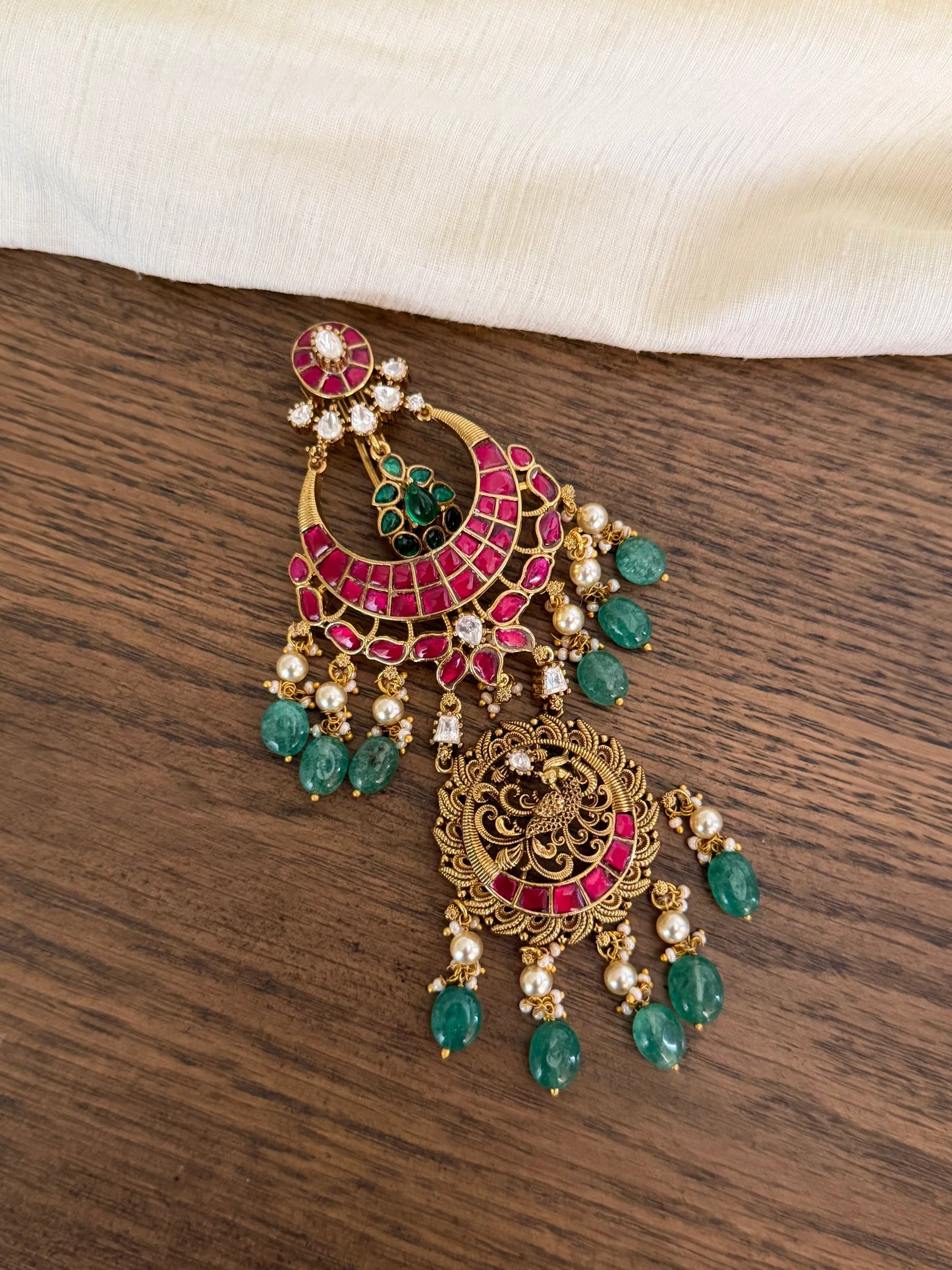 Antique Jadau Kundan Hair Accessory
