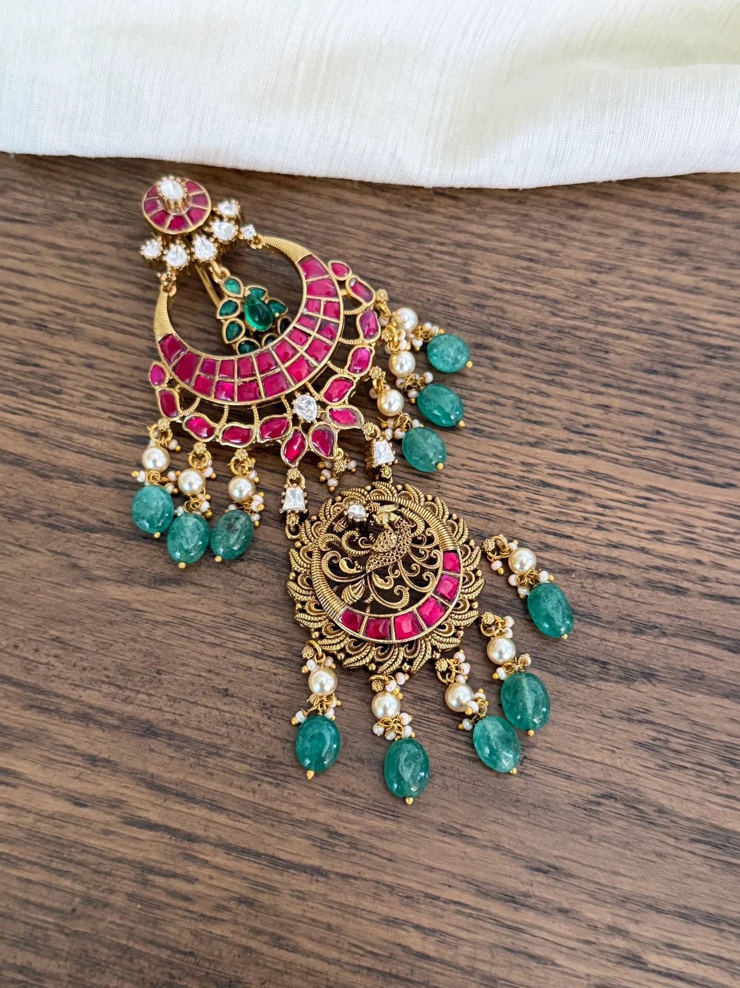 Antique Jadau Kundan Hair Accessory