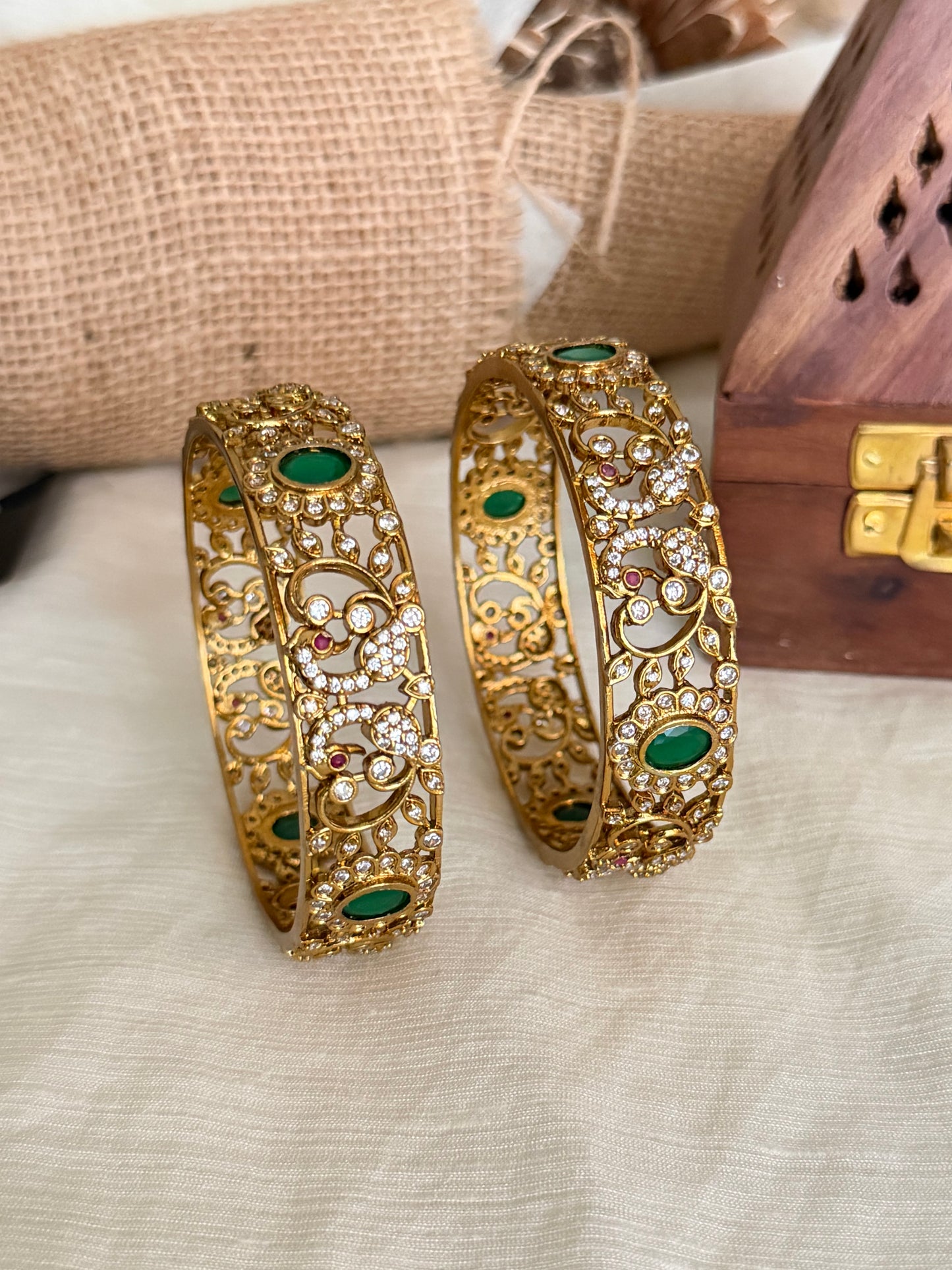 Beautiful Peacock Bangles Bangles