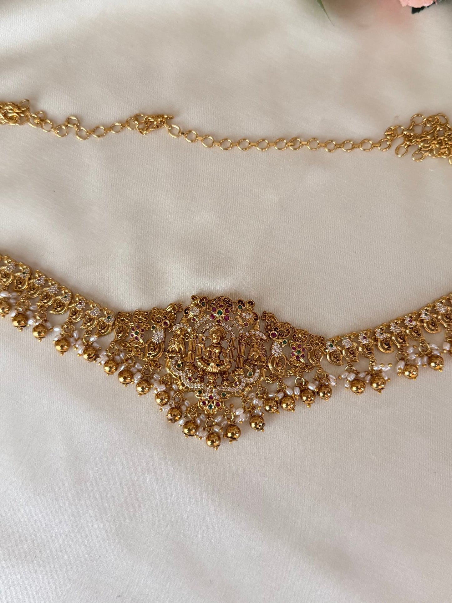 Temple Jewellery Filigree Waist Belt
