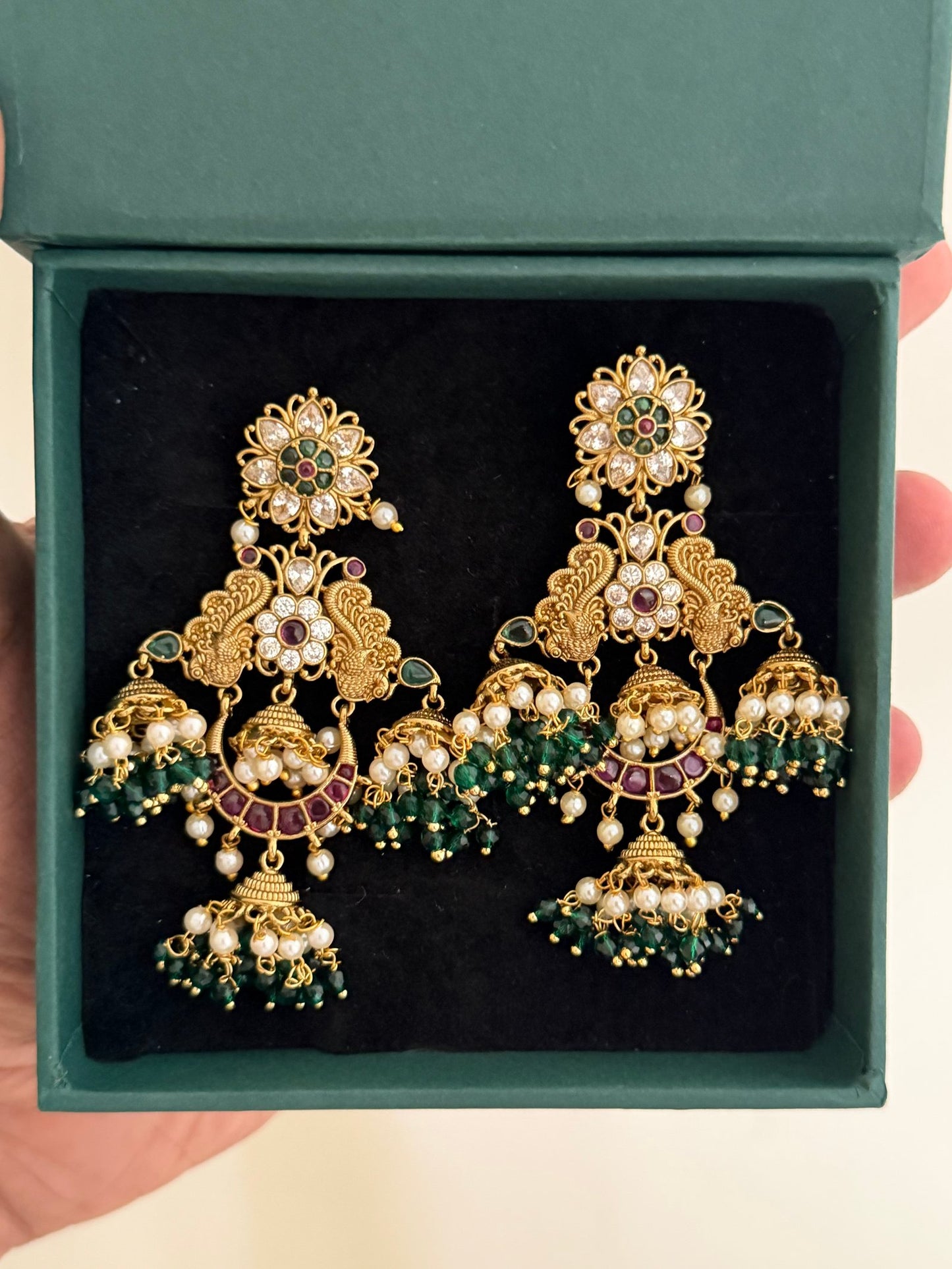 Grand Multi Jhumka Earrings
