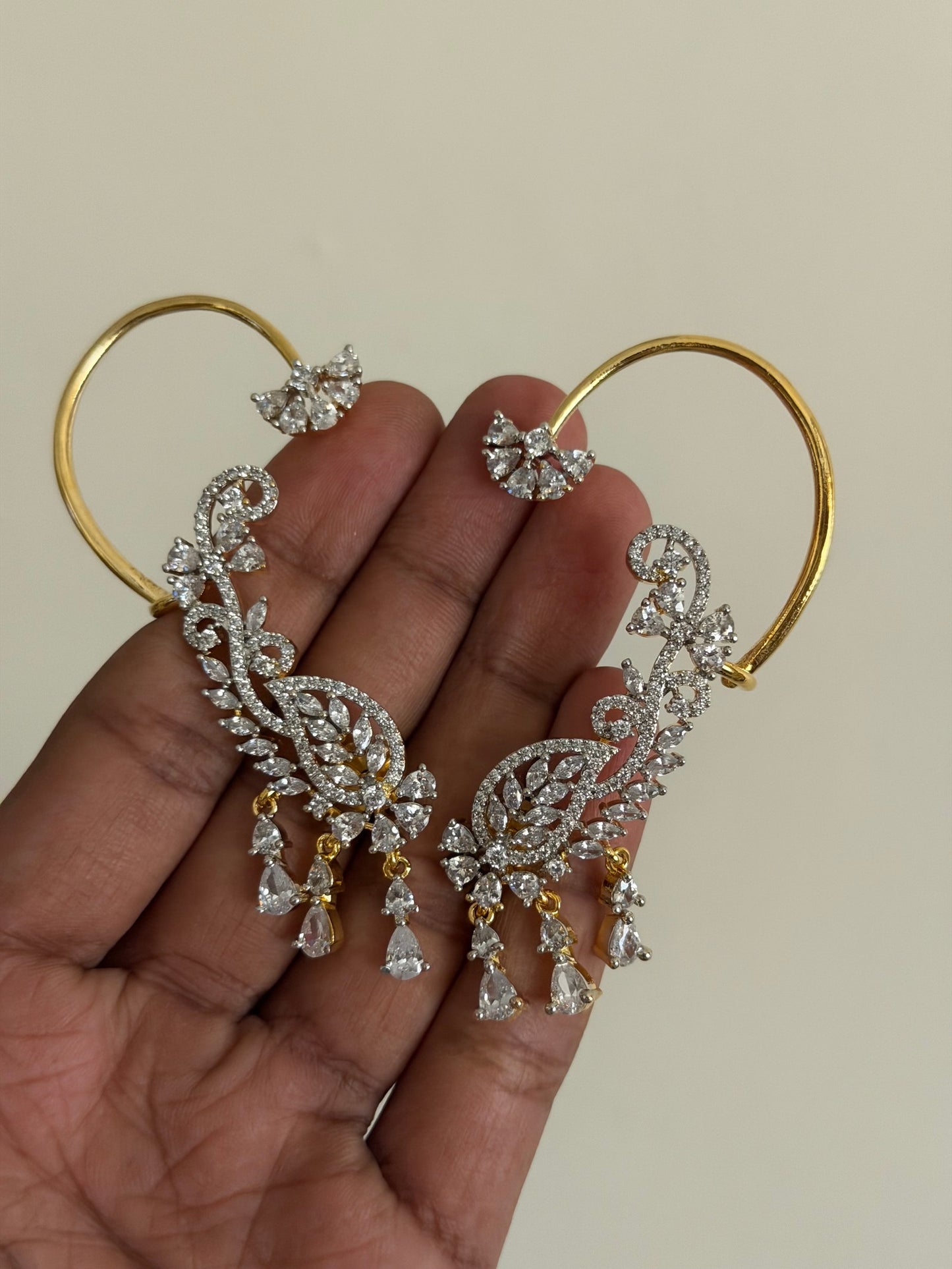 Bridal Gold Look Alike Earcuff
