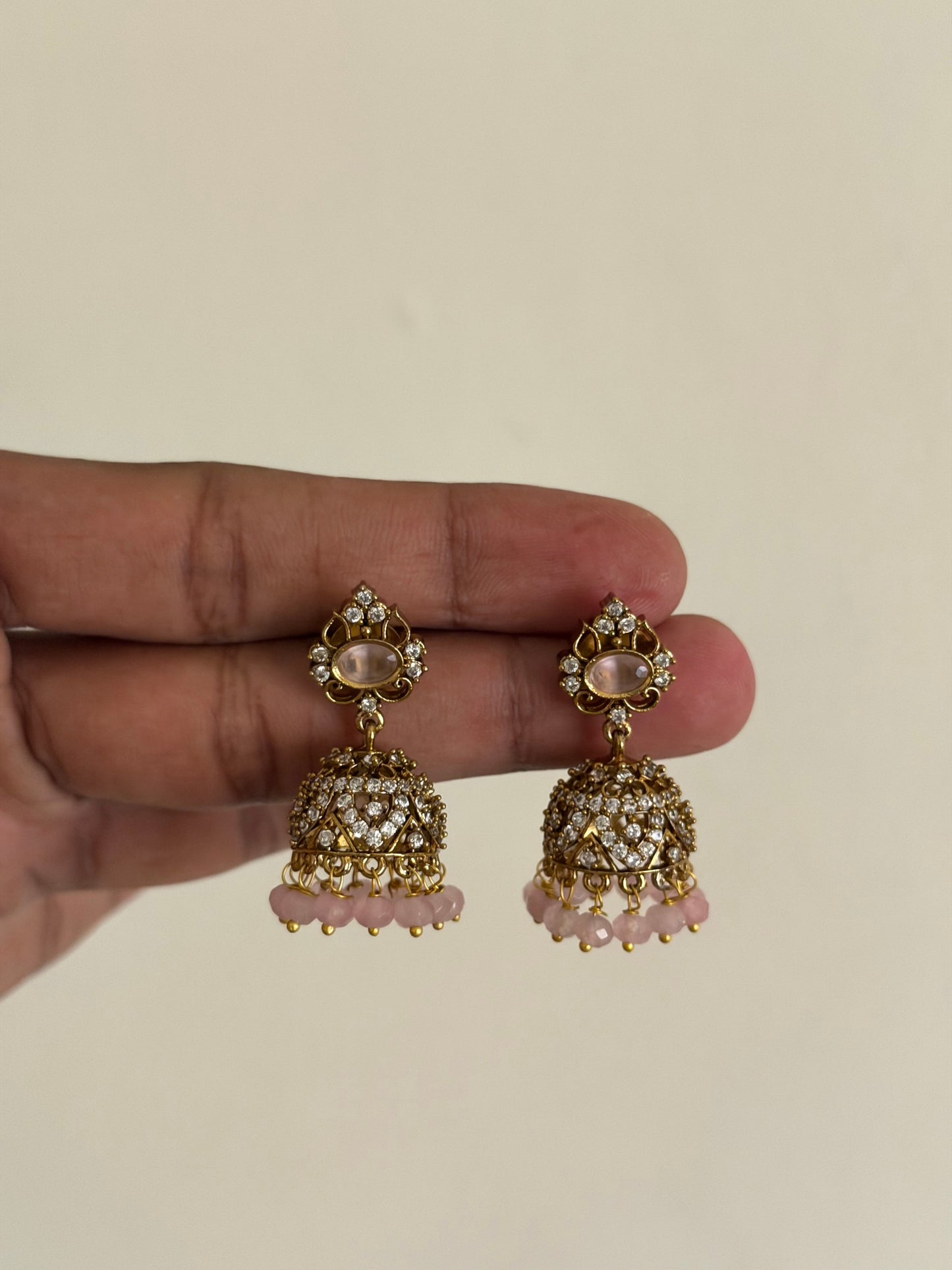 Petite Victorian Jhumka Earrings