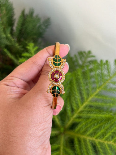 Minakari Floral Bangle