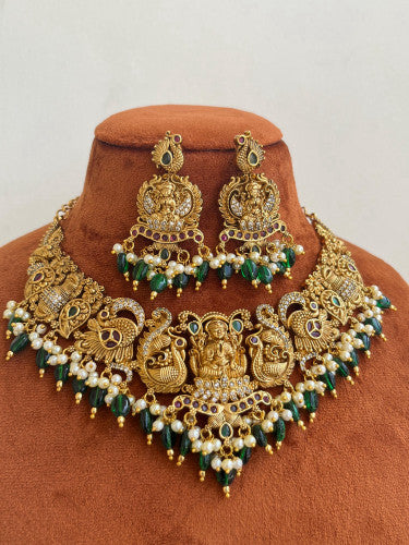 Lakshmi Devi Temple Necklace Set