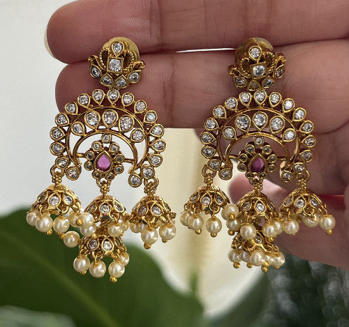 Multi Jhumka Earrings