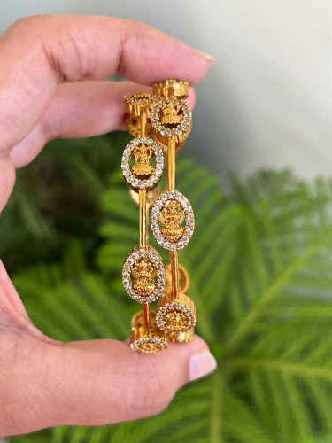 Lakshmi Devi Studded Bangles